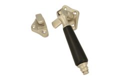 Kippbar Fensterverschluss Links. Mattnickel Ebenholz (1904)