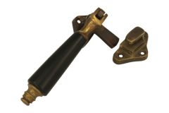 Kippbar Fensterverschluss Rechts. Messing patiniert (1915)