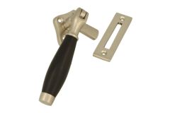 Kippbar Fensterverschluss Mattnickel Ebenholz (1936)