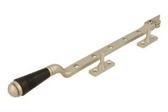 Fensterfeststeller Mattnickel Ebenholz 300mm (1908)