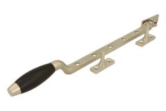 Fensterfeststeller Mattnickel Ebenholz 315mm (1932)