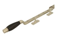 Fensterfeststeller Mattnickel Ebenholz 315mm