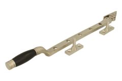 Fensterfeststeller Mattnickel Ebenholz 300mm