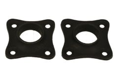 Satz Rosetten Gusseisen Øloch 17mm