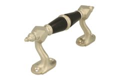 Ziehgriff 145mm Mattnickel Bakelit (1900)