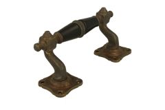 Ziehgriff 130mm Messing patiniert Bakelit (1895)
