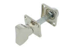 WC-Verschluss Messing vernickelt "Tonnen Design"