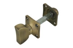 WC-Verschluss Messing patiniert "Tonnen Design"