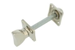 WC-Verschluss "Tonnen Design" Messing vernickelt