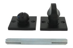 WC-Verschluss Eisen schwarz pulverbeschichtet 50x50mm