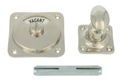 Vacant-Engaged WC-Verschluss Messing vernickelt