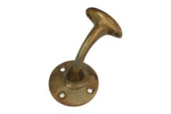 Handlaufhalter Messing patiniert, hohlen Sattel