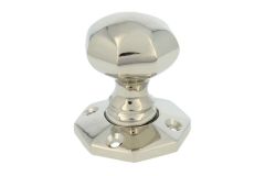 Haustürknopf Messing vernickelt